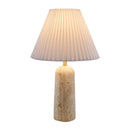 Hospitality furniture - Empire Shade Travertine Table Lamp - www.oroatrade.com