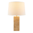 Hospitality furniture - Square Travertine Table Lamp - www.oroatrade.com