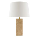 Hospitality furniture - Square Travertine Table Lamp - www.oroatrade.com
