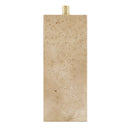 Hospitality furniture - Square Travertine Table Lamp - www.oroatrade.com