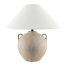 Hospitality furniture - Brown Ceramic Linen Table Lamp - www.oroatrade.com