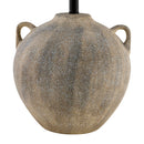 Hospitality furniture - Brown Ceramic Linen Table Lamp - www.oroatrade.com