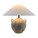 Hospitality furniture - Brown Ceramic Linen Table Lamp - www.oroatrade.com