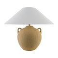 Hospitality furniture - Brown Ceramic Linen Table Lamp - www.oroatrade.com