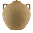 Hospitality furniture - Brown Ceramic Linen Table Lamp - www.oroatrade.com