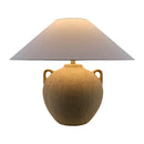 Hospitality furniture - Brown Ceramic Linen Table Lamp - www.oroatrade.com