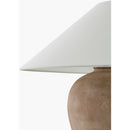 Modern European furniture - Glazed Brown Ceramic Table Lamp - www.oroatrade.com