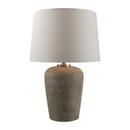 Hospitality furniture - Beige Drum Linen Table Lamp L - www.oroatrade.com