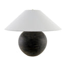 Hospitality furniture - Rustic Black Ceramic Table Lamp - www.oroatrade.com