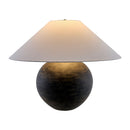 Hospitality furniture - Rustic Black Ceramic Table Lamp - www.oroatrade.com