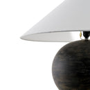 Hospitality furniture - Rustic Black Ceramic Table Lamp - www.oroatrade.com