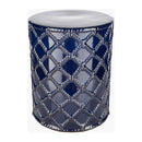 Modern European furniture - Lattice Patterned Ceramic Garden Stool - www.oroatrade.com