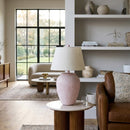 Modern European furniture - Distressed White Paper Table Lamp - www.oroatrade.com