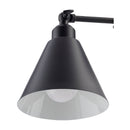 Contract furniture - Black Conical Metal Wall Lamp - www.oroatrade.com