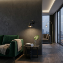Contract furniture - Black Conical Metal Wall Lamp - www.oroatrade.com