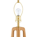 Hospitality furniture -  Brown Rubberwood Floor Lamp - www.oroatrade.com