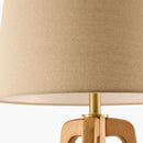 Hospitality furniture - Brown Rubberwood Floor Lamp - www.oroatrade.com