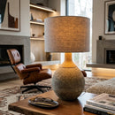 Hospitality furniture - Khaki Linen Accent Table Lamp - www.oroatrade.com