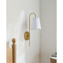 Modern European furniture - Wavy White Linen Wall Lamp - www.oroatrade.com