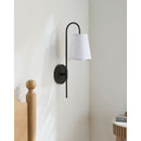 Modern European furniture - Wavy White Linen Wall Lamp - www.oroatrade.com