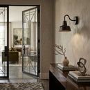 Modern European furniture - Outdoor Black Iron Wall Lamp - www.oroatrade.com
