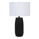 Hospitality furniture - Black Ceramic Faceted Table Lamp - www.oroatrade.com