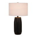 Hospitality furniture - Black Ceramic Faceted Table Lamp - www.oroatrade.com