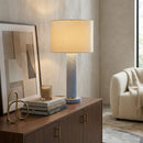 Contract furniture - Sky Blue Cement Table Lamp - www.oroatrade.com