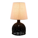 Hospitality furniture - Brown Rattan Base Table Lamp - www.oroatrade.com