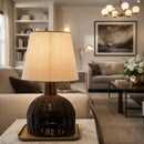 Hospitality furniture - Brown Rattan Base Table Lamp - www.oroatrade.com