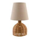 Hospitality furniture - Brown Rattan Base Table Lamp - www.oroatrade.com