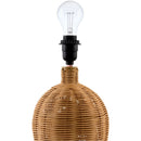 Hospitality furniture - Brown Rattan Base Table Lamp - www.oroatrade.com
