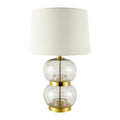 Modern European furniture - Textured Clear Glass Table Lamp - www.oroatrade.com