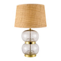 Modern European furniture - Textured Clear Glass Table Lamp - www.oroatrade.com