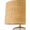 Modern European furniture - Textured Clear Glass Table Lamp - www.oroatrade.com
