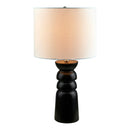 Hospitality furniture - Black Ceramic Table Lamp - www.oroatrade.com