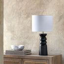 Hospitality furniture - Black Ceramic Table Lamp - www.oroatrade.com
