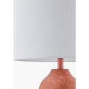 Modern European furniture - Linen Painted Cement Table Lamp - www.oroatrade.com