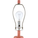 Modern European furniture - Linen Painted Cement Table Lamp - www.oroatrade.com