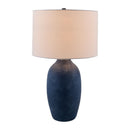 Modern European furniture - Linen Painted Cement Table Lamp - www.oroatrade.com