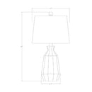 Modern European furniture - Neon Glazed Ceramic Table Lamp - www.oroatrade.com