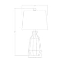 Modern European furniture - Neon Glazed Ceramic Table Lamp - www.oroatrade.com