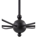 Modern European furniture - 6-Light White Linen Chandelier - www.oroatrade.com