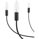 Modern European furniture - 6-Light White Linen Chandelier - www.oroatrade.com
