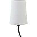Modern European furniture - 6-Light White Linen Chandelier - www.oroatrade.com