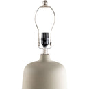 Modern European furniture - Ceramic Beige Linen Table Lamp - www.oroatrade.com