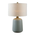 Modern European furniture - Ceramic Beige Linen Table Lamp - www.oroatrade.com