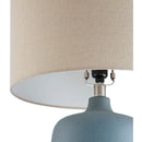 Modern European furniture - Ceramic Beige Linen Table Lamp - www.oroatrade.com