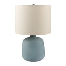Hospitality furniture - Beige Linen Ceramic Table Lamp - www.oroatrade.com
