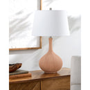 Hospitality furniture - Natural Ceramic Accent Table Lamp - www.oroatrade.com